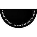 brklz Hangry Dog Food Mat, Black & White