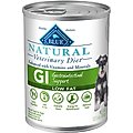 Blue Buffalo Natural Veterinary Diet GI Gastrointestinal Support Low Fat Grain-Free Wet Dog Food, 12.5-oz, case of 12