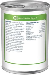 Blue Buffalo Natural Veterinary Diet GI Gastrointestinal Support Low Fat Grain-Free Wet Dog Food, 12.5-oz, case of 12 slide 2 of 7