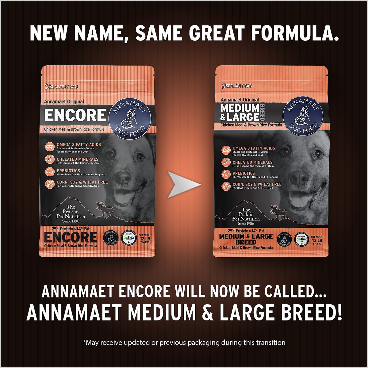 Annamaet encore hot sale dog food