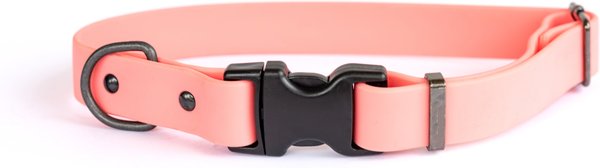 Euro-Dog Waterproof Quick Release PVC Dog Collar, Coral, X-Large: 16 to 26-in neck slide 1 of 5