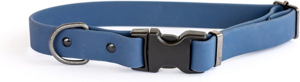 Euro-Dog Waterproof Quick Release PVC Dog Collar, Navy, Medium: 12 to 18-in neck slide 1 of 5