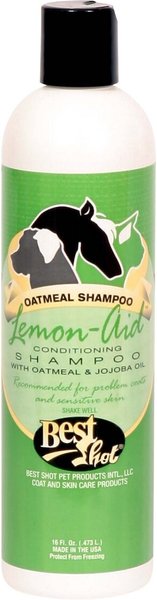 Best Shot Lemon-Aid Oatmeal & Jojoba Oil Dog & Cat Shampoo, 16-oz bottle slide 1 of 1