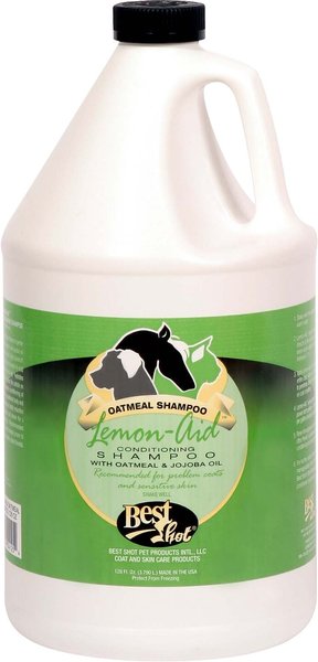 Best Shot Lemon-Aid Oatmeal & Jojoba Oil Dog & Cat Shampoo, 1-gal bottle slide 1 of 1