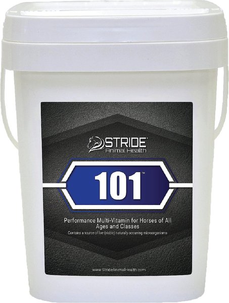 Stride Animal Health 101 Diet Balancer Molasses Flavor Pellets Horse Supplement, 12.5-lb tub slide 1 of 4