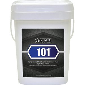 Stride Animal Health 101 Diet Balancer Molasses Flavor Pellets Horse Supplement, 12.5-lb tub