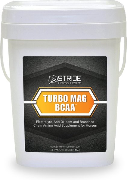 Stride Animal Health Turbo Mag BCAA Hydration Powder Horse Supplement, 5-lb tub slide 1 of 1