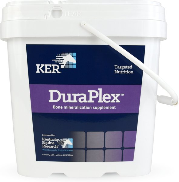 Kentucky Equine Research DuraPlex Bone Mineralization Hay Flavor Powder Horse Supplement, 8.8-lb bucket slide 1 of 2
