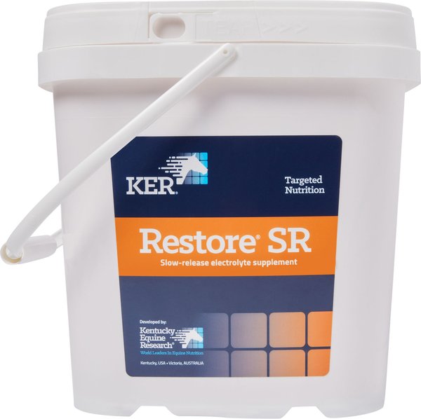 Kentucky Equine Research Restore SR Slow-Release Electrolyte Powder Horse Supplement, 9.9-lb bucket slide 1 of 2