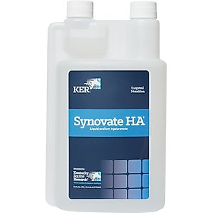 Kentucky Equine Research Synovate HA Sodium Hyaluronate Joint Liquid Horse Supplement, 32-oz bottle