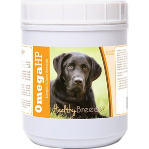 Healthy Breeds Omega HP Soft Chews Dog Supplement, 90 count, Labrador Retriever