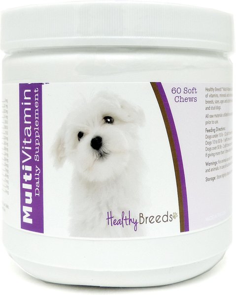 HEALTHY BREEDS Multivitamin Soft Chews Dog Supplement, Maltese - Chewy.com