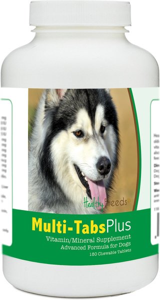 Healthy Breeds Siberian Husky Multi-Tabs Plus Chewable Tablets Dog Supplement, 180 count slide 1 of 1