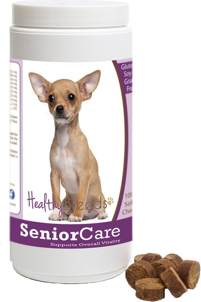 Healthy Breeds Chihuahua Senior Care Soft Chews Dog Supplement 100 count