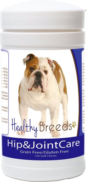 Healthy Breeds Hip & Joint Care Soft Chews Dog Supplement, 120 count slide 1 of 2