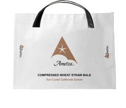 Ametza Compressed Wheat Straw Bale Horse Feed, 40-lb bale