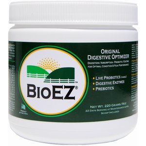 BioEZ Digestive Optimizer Apple Flavor Powder Horse Supplement, 8-oz tub