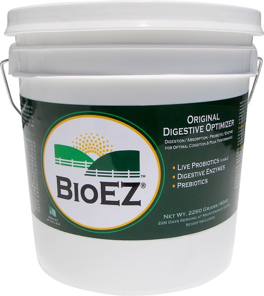 BioEZ Digestive Optimizer Apple Flavor Powder Horse Supplement, 80-oz pail slide 1 of 2