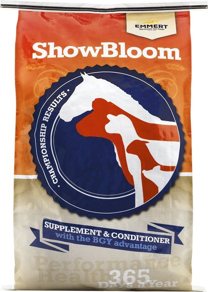 ShowBloom Coat & Hoof Care Pellets Farm Animal & Horse Supplement & Conditioner, 50-lb bag slide 1 of 6