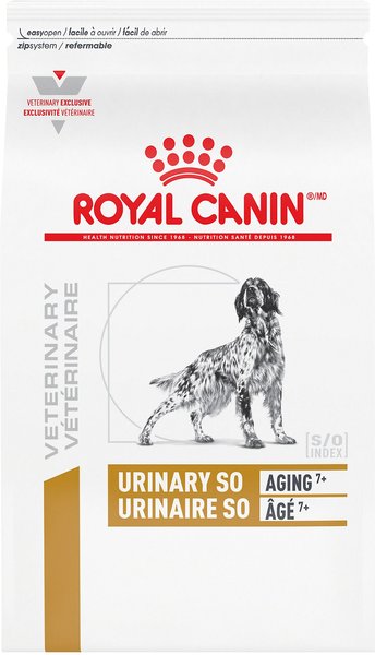 Royal Canin Veterinary Diet Adult Urinary SO Aging 7+ Dry Dog Food, 26.5-lb bag slide 1 of 9
