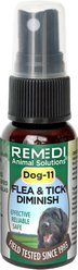 Remedi Animal Solutions Dog-11 Flea & Tick Diminish Dog Supplement, 1-oz bottle