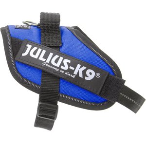 Julius-K9 IDC Powerharness Nylon Reflective No Pull Dog Harness, Blue, Mini-Mini: 15.7 to 20.9-in chest
