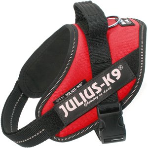 Julius-K9 IDC Powerharness Nylon Reflective No Pull Dog Harness, Red, Mini: 19.3 to 26.4-in chest