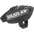 Julius-K9 IDC Powerharness Nylon Reflective No Pull Dog Harness, Black, Baby 2: 13 to 17.5-in chest