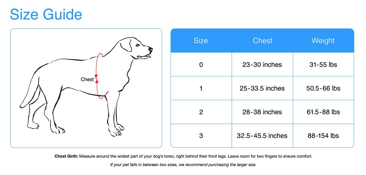 K9 harness deals size 0