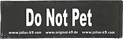 Julius-K9 Do Not Pet Dog Patch, Large