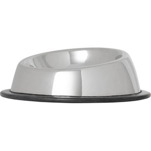 Frisco Taper Non-Skid Stainless Steel Dish Cat Bowl, 0.5 Cup