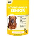 SmartyPaws Peanut Butter Flavor Multifunctional Support Senior Dog Supplement, 60 count