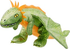 Frisco Mythical Mates Greenwing the Green Dragon Plush Squeaking Dog Toy, Medium slide 1 of 3