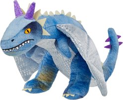 Frisco Mythical Mates Bluefoot the Blue Dragon Plush Squeaky Dog Toy, Medium