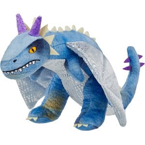 Frisco Mythical Mates Bluefoot the Blue Dragon Plush Squeaking Dog Toy, Medium