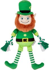 Frisco Mythical Mates Leprechaun Plush with Rope Squeaking Dog Toy