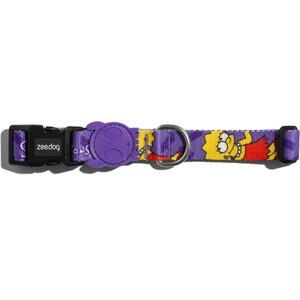 Zee.Dog Lisa Simpson Polyester Dog Collar, Large: 17.7 to 27.5-in neck, 1-in wide