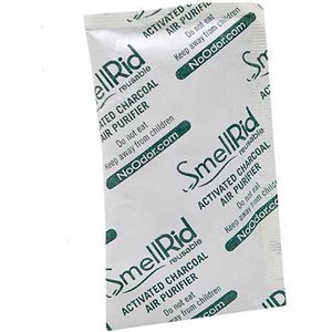 SMELLRID Reusable Activated Charcoal Odor Eliminator & Air Purifier Pads, Medium, 10 count