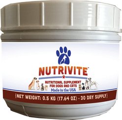 Nutrivite Nutritional Dog & Cat Supplement, 17.63-oz bottle
