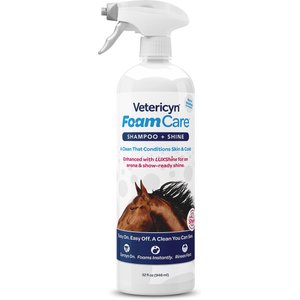 Vetericyn FoamCare Equine Shampoo, 32-oz bottle