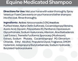 Vetericyn FoamCare Equine Medicated Shampoo, 32-oz bottle slide 2 of 2