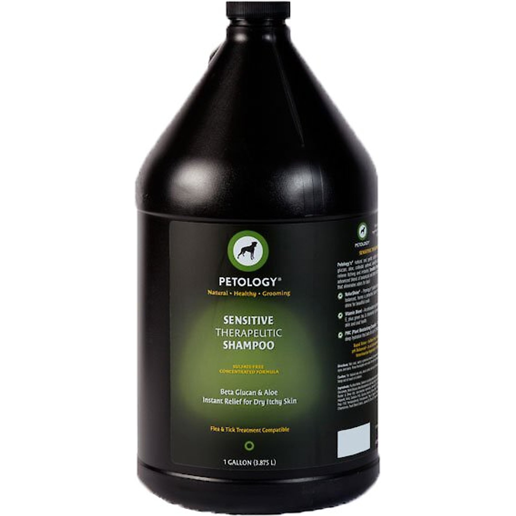 PETOLOGY Sensitive Theraputic Dog Shampoo, 1gal bottle