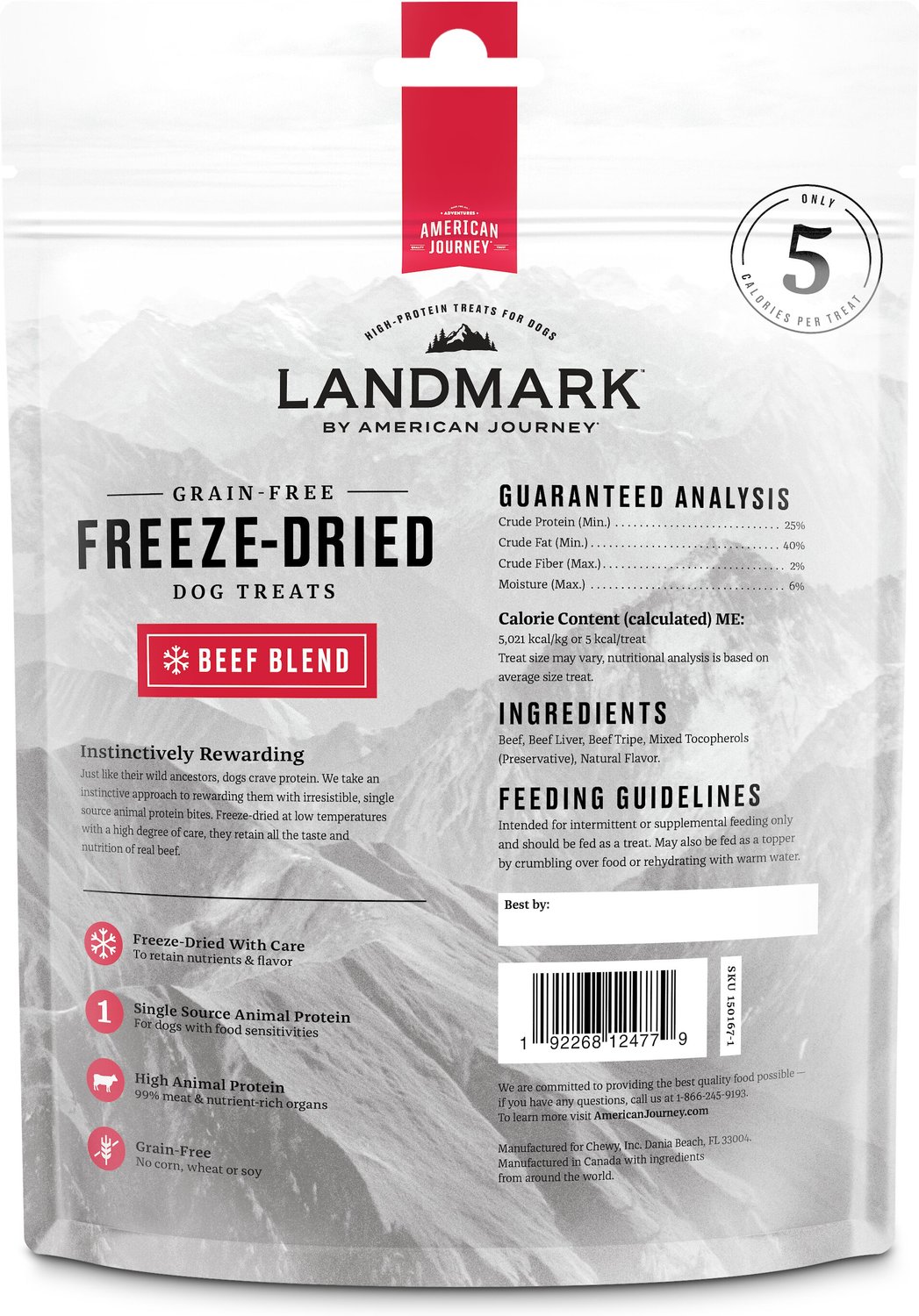 landmark freeze dried dog treats