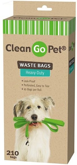 Clean Go Pet Heavy Duty Dog Waste Bags, 210 count slide 1 of 3