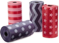 Clean Go Pet Stars & Stripes Dog Waste Bags, 160 count