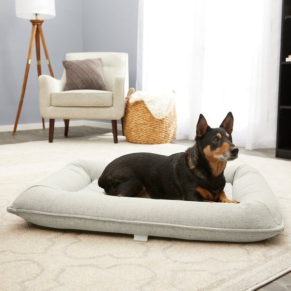 Discontinued - FRISCO Orthopedic Bolster Dog Bed w/Removable Cover ...