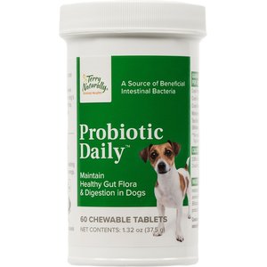 Terry Naturally Animal Health Probiotic Daily Dog Supplement, 60 count