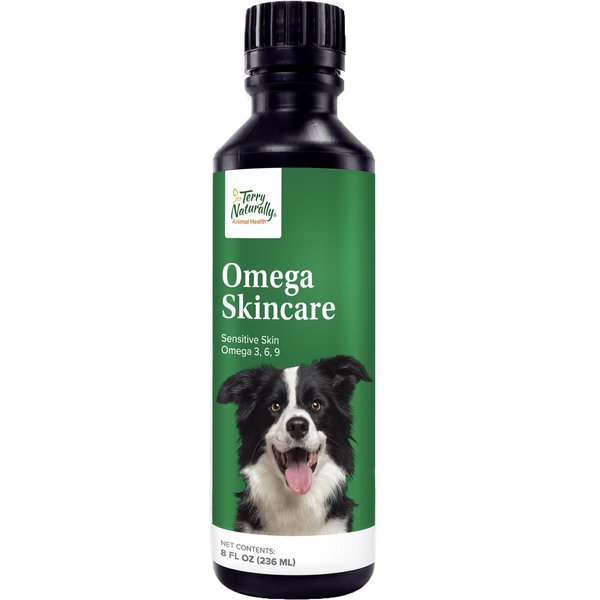 Terry Naturally Animal Health Omega Skincare Dog Supplement, 8-fl oz bottle