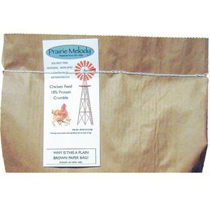 Prairie Melody Poultry 18% Protein Pellet Chicken Feed, 25-lb bag