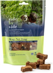 Side By Side Wag Not Drag Anal Gland Support Dog Supplement, 20 count slide 1 of 3